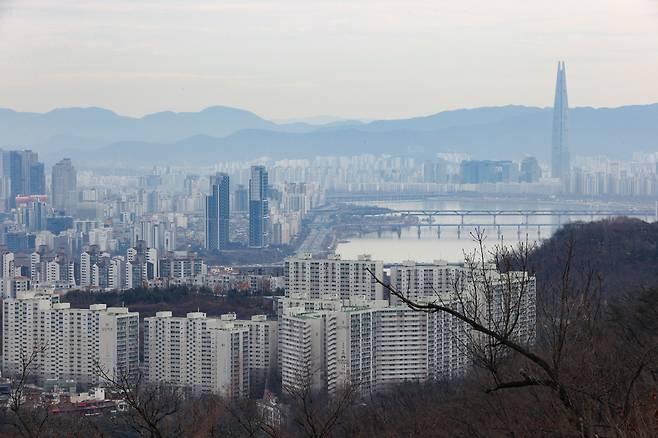 서울 시내 아파트의 모습. [연합]