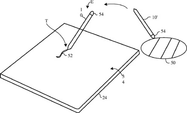 컬러 센서가 탑재된 애플의 스타일러스 특허 (사진=미 특허청)