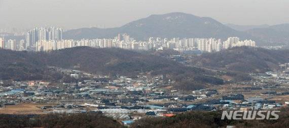 3기 신도시가 들어설 경기 시흥 전경. 뉴시스 제공