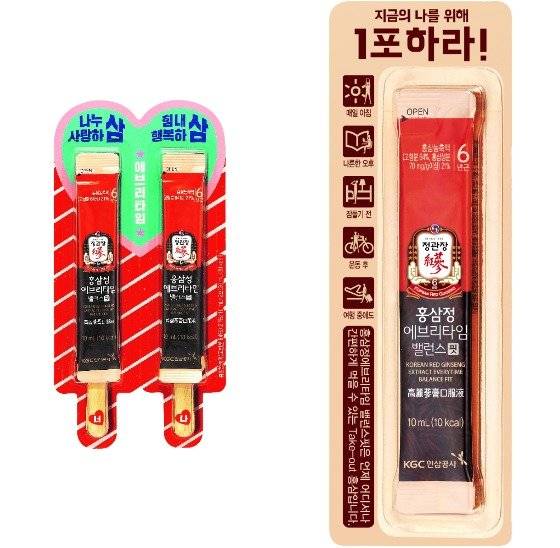 KGC인삼공사가 지난 2018년 출시한 편의점 전용 상품 ‘홍삼정 에브리타임 밸런스핏’. 사진 KGC인삼공사
