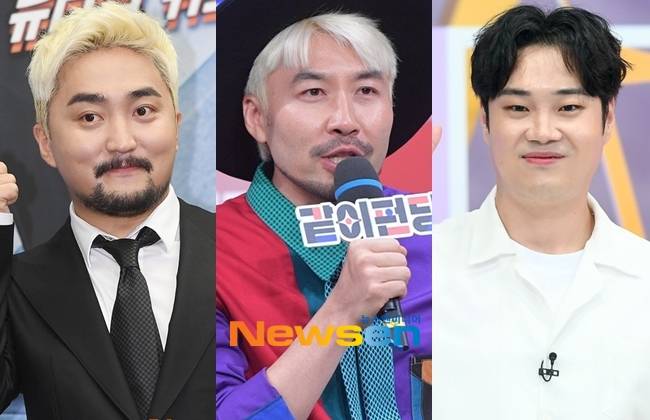 왼쪽부터 유병재, 노홍철, 유재환