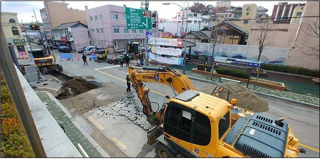전선 지중화 사업 [목포시 제공·재판매 및 DB 금지]