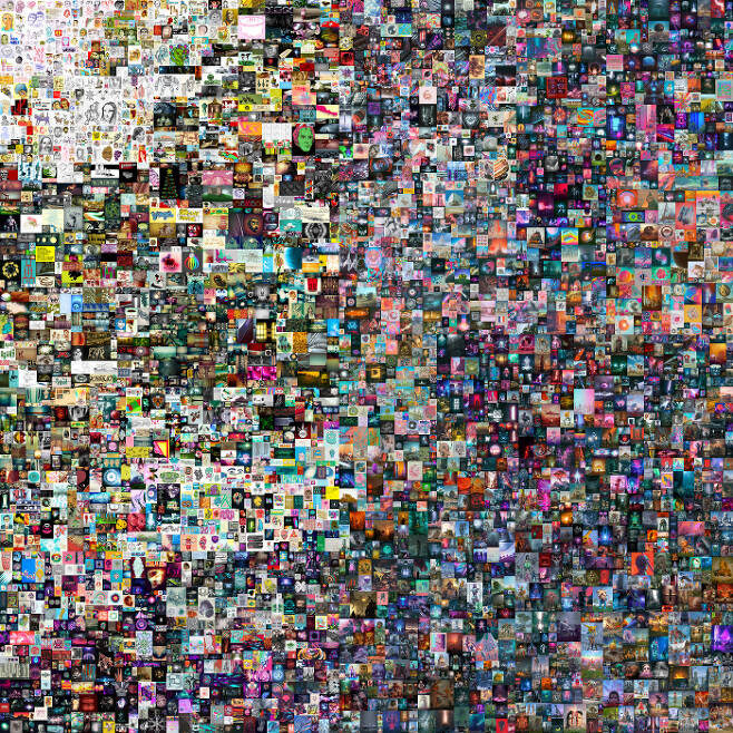 비플, Everydays: The First 5000Days, 2021, 21,069×21,069pixels(319,168,313bytes)