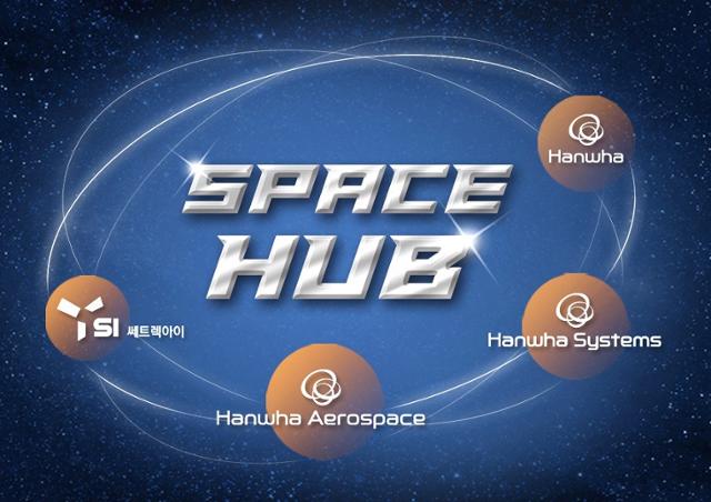 한화그룹의 우주 산업을 진두지휘할 '스페이스 허브'의 로고. 한화에어로스페이스 제공