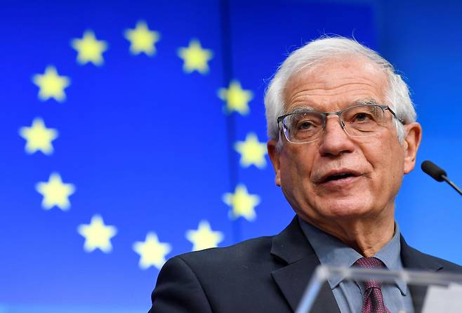 조셉 보렐(Josep Borrell) 유럽연합 외교안보정책 고위대표. /로이터 연합뉴스