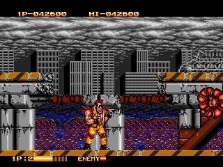 (효과음이 글자로 표시되는 점도 이 게임의 주요 액션 감각 중 하나다)