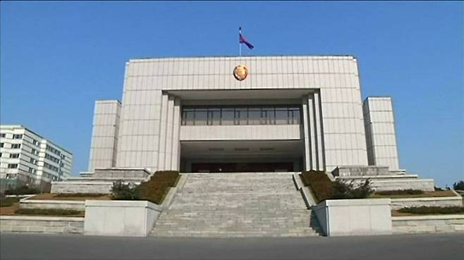북한 최고재판소 외경