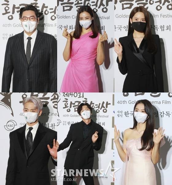 (왼쪽 위부터 시계방향) 조진웅, 이하늬, 임윤아, 김소혜, 이광수, 최민호 / 사진=이동훈 기자