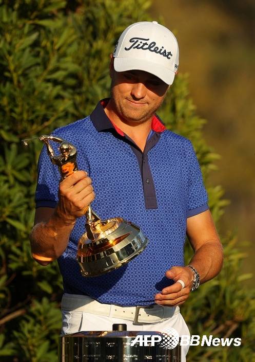 2021년 미국프로골프(PGA) 투어 플레이어스 챔피언십 우승을 차지한 저스틴 토마스. 사진제공=ⓒAFPBBNews = News1