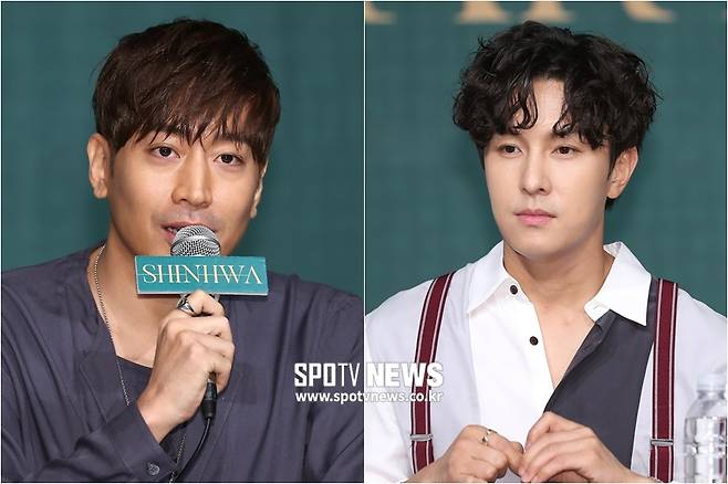 ▲ 에릭(왼쪽)과 김동완. ⓒ곽혜미 기자