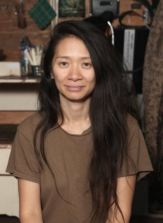 Director Chloe Zhao attends Searchlight's Nomadland Telluride from Los Angeles Drive In Premiere on Friday, Sept 11 at the Rose Bowl.