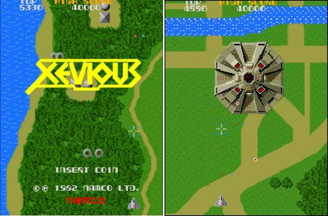 (현재까지 출시되는 대부분의 슈팅 게임들도 이 '제비우스'를 벗어날 수 없다!)