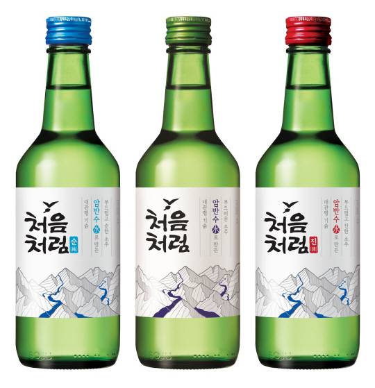 처음처럼 리뉴얼/사진 제공=롯데칠성음료