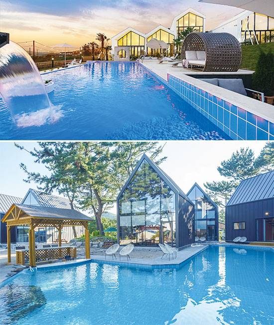 경주 ‘메이브리즈’, 포항 ‘슬로우오션 히든포레스트’.