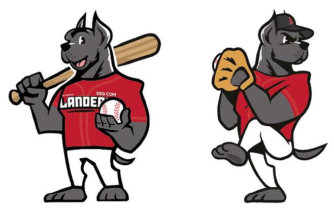 SSG 랜더스의 새 마스코트 '랜디'. SSG 랜더스 제공