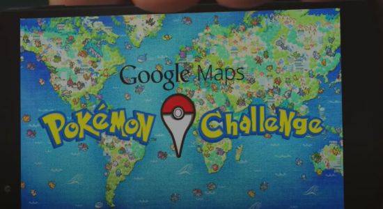 2014년 구글의 만우절 장난의 일환으로 공개했던 '구글지도:포켓몬 챌린지' 광고 영상 중 한 장면 [사진출처=유튜브 캡처]