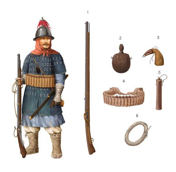 조선군의 화승총ⓒ조선전쟁 생중계, 김원철 그림