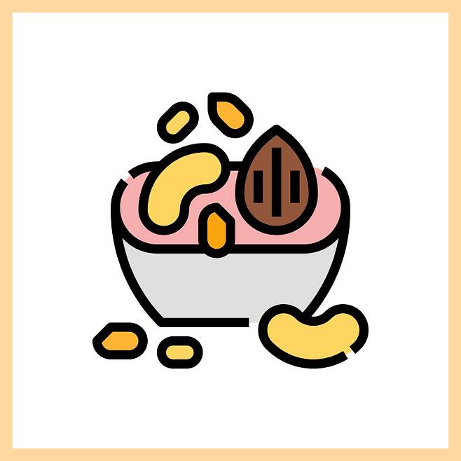 견과류 한 움큼 0.01kg