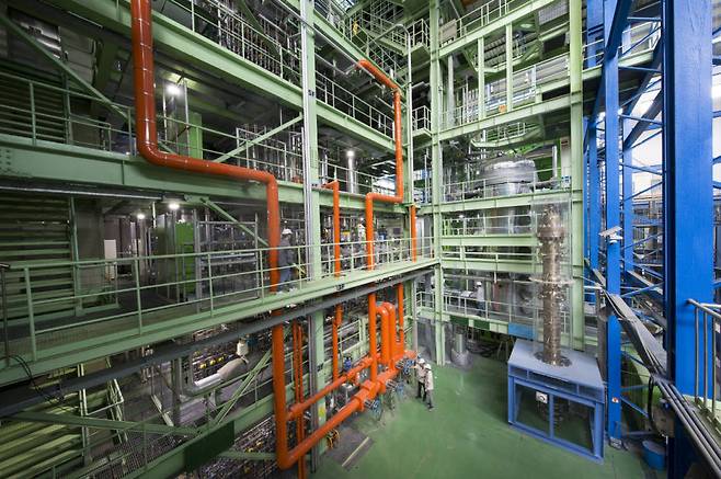 원자력연구원이 자체 기술로설계해 운영 중인 가압경수로 열수력종합효과실험장치아틀라스(ATLAS)