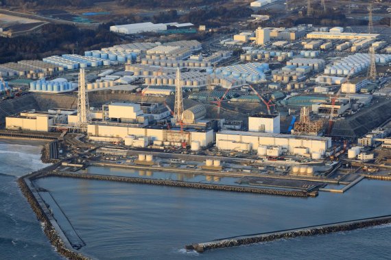 일본 동북부 후쿠시마현 소재 후쿠시마 제1 원자력 발전소 전경. 사진=AP/뉴시스.