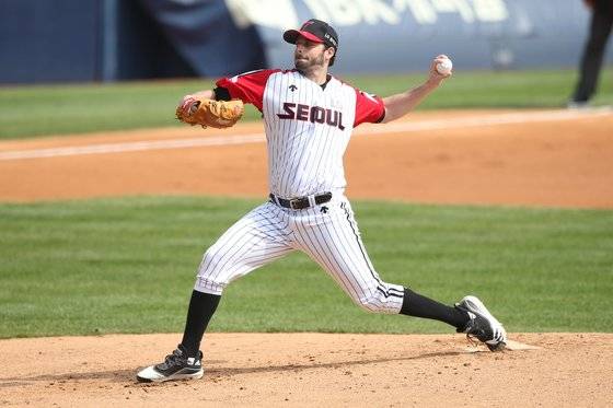 LG 트윈스 투수 앤드류 수아레즈. [사진 LG 트윈스]