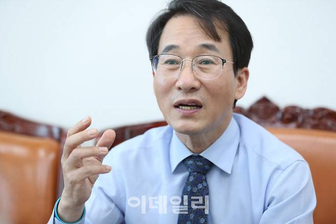 이원욱 국회 과방위원장. (사진=노진환 기자)