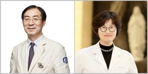 서울성모병원 류마티스내과 박성환 교수, 의과대학 의생명과학교실 조미라 교수(왼쪽부터)