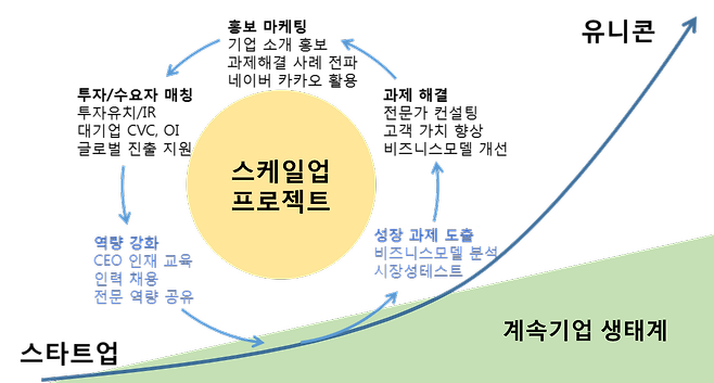 지속성장할 수 있는 스케일업을 주목해야 한다, 출처: 스케일업 프로그램