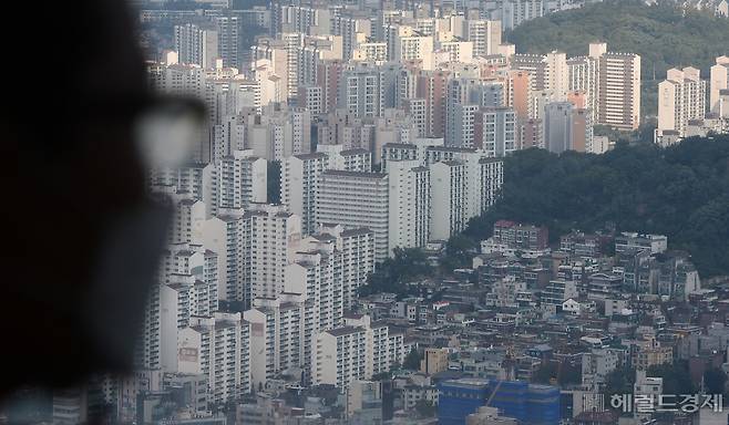 남산서울타워 전망대에서 바라본 서울시내 [헤럴드경제DB]