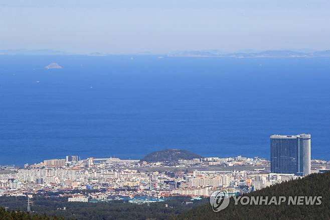 제주시 도심 (제주=연합뉴스) 제주시 연동 고지대에서 바라본 신시가지 모습. [연합뉴스 자료사진]