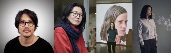왼쪽부터 김상진·방정아·오민·최찬숙 작가. 국립현대미술관 제공