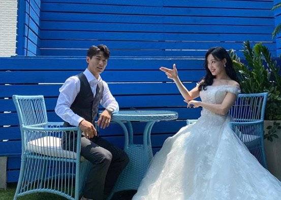양학선이 지난해 소셜미디어에 올린 웨딩 촬영 사진. [사진 양학선 인스타그램]