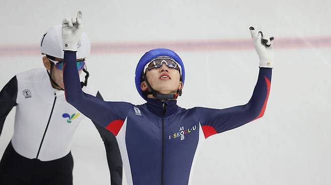 남자 일반부 1,500m 결승 박지원 우승