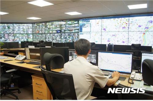 【대구=뉴시스】대구시 CCTV통합관제센터. 뉴시스DB. 2021.04.16. photo@newsis.com