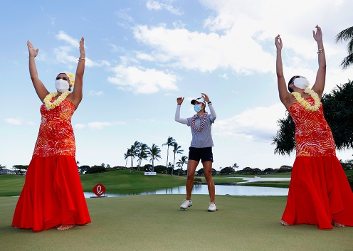 2021년 미국여자프로골프(LPGA) 투어 롯데 챔피언십 우승을 차지한 리디아 고. 사진제공=Getty Images