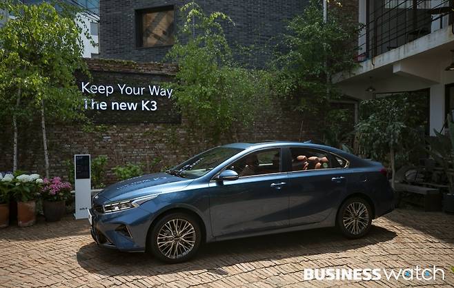 K3 상품성 개선 모델 '더 뉴 K3' /사진=이명근 기자 qwe123@