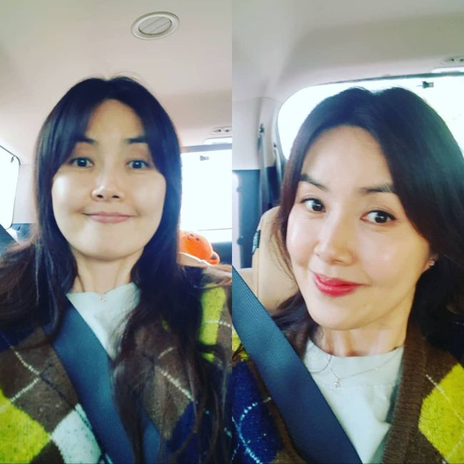 Cha In Pyo Shin Ae Ra Celebrity Makeup Before And After Abruptly Released Vibration Is Back