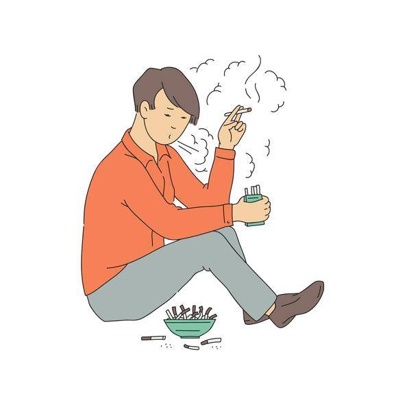 담배는 선택의 즐거움으로 치부되곤 했지만 이제 흡연자 이미지는 저속의 밑바닥까지 추락했다. 게티이미지뱅크