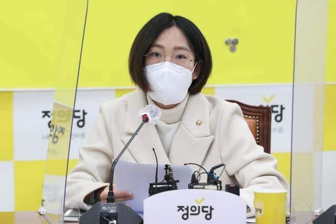정의당 장혜영 의원. 중앙포토