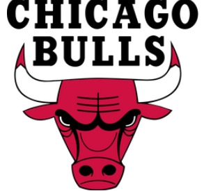 세계적으로 유명한 시카고 불스의 명물 성난 황소 로고.