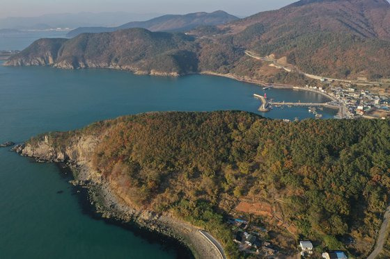 동남권신공항 건설 예정지인 부산 강서구 가덕도. 연합뉴스