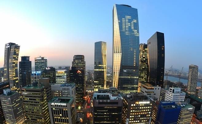 South Korea’s financial district of Yeouido, located in western Seoul (Yonhap)