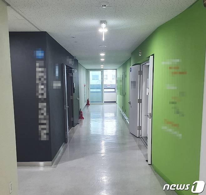 서울의 한 지식산업센터에 입주해있는 기업들.© 뉴스1