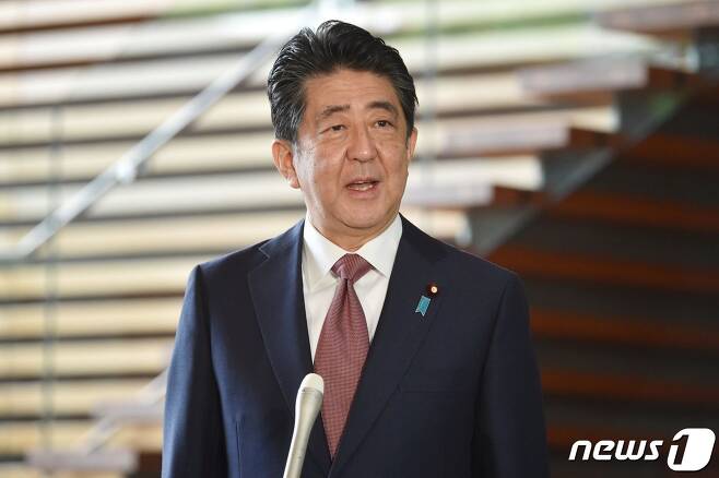아베 신조 전 일본 총리 © AFP=뉴스1