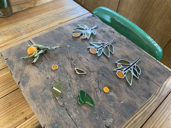 재주도좋아 구성원들이 제작한 업사이클링 작품들. 최충일 기자