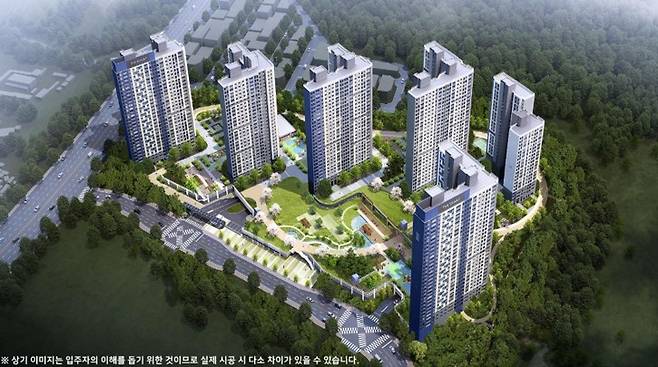더샵 오산엘리포레 조감도