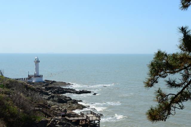 백수 해안 도로에서 바라본 해안의 풍광이 압권이다.