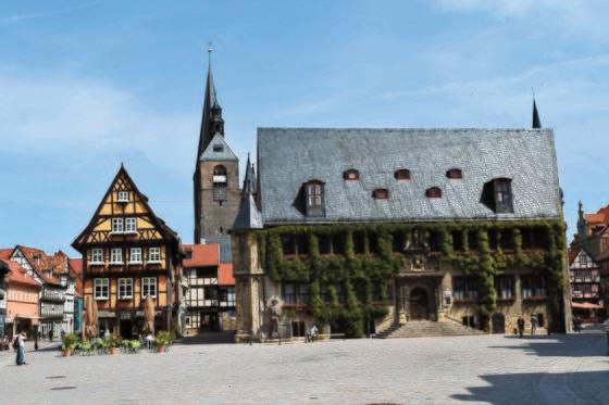 중세 도시의 고풍을 자랑하는 크베들린부르크. [사진 독일연방문서보관소, 젤리거]