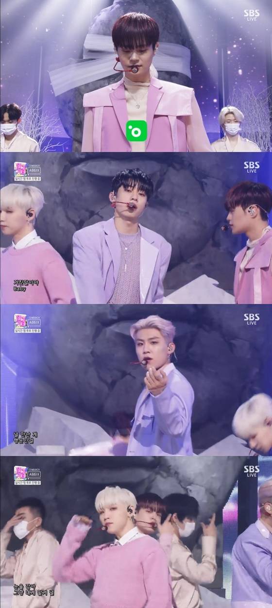 AB6IX /사진=SBS '인기가요' 방송화면 캡처