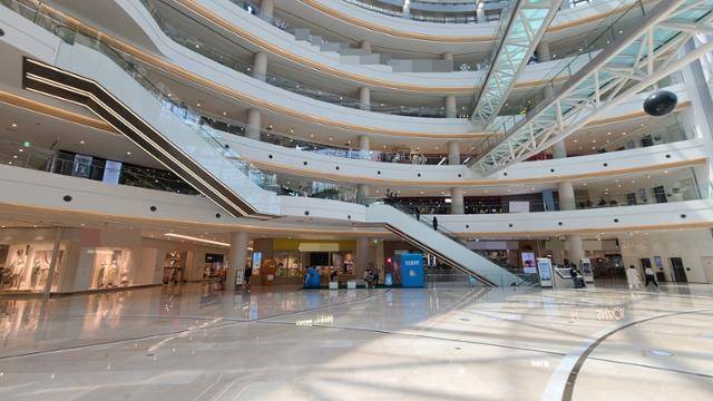 독도전시관 확장이전 예정지인 서울 영등포구 타임스퀘어 전경. 이유지 기자